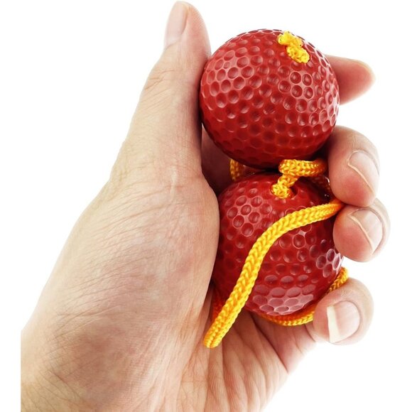 6 Pack Ladder Balls Toss Replacement Ball Red Blue Yellow Rope Fun Backyard - Picture 5 of 7